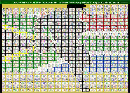 SA Rugby Art Poster