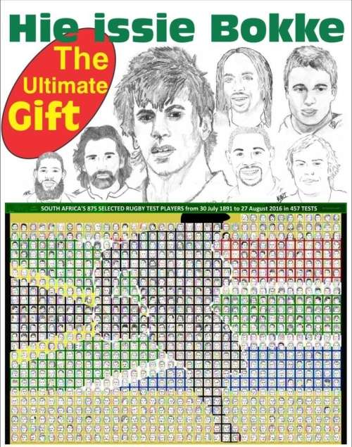 SA Rugby Art Poster