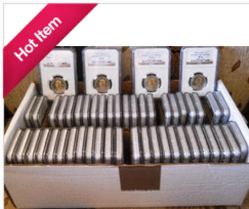 YES!! FULL BOX OF 50 MS66 MANDELA90th Birthday -NGC- bid per coin WOW!! WOW!!