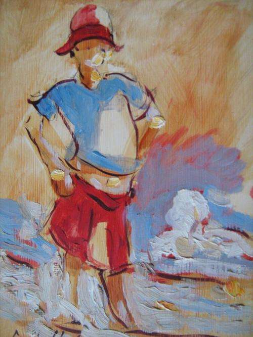 winter sale !! CORNE WEIDEMAN ( 15x23cm ) big bargain for art lovers!!!