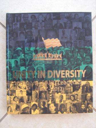 offers welcome  "unity in diversity" (100 of anc leadership)