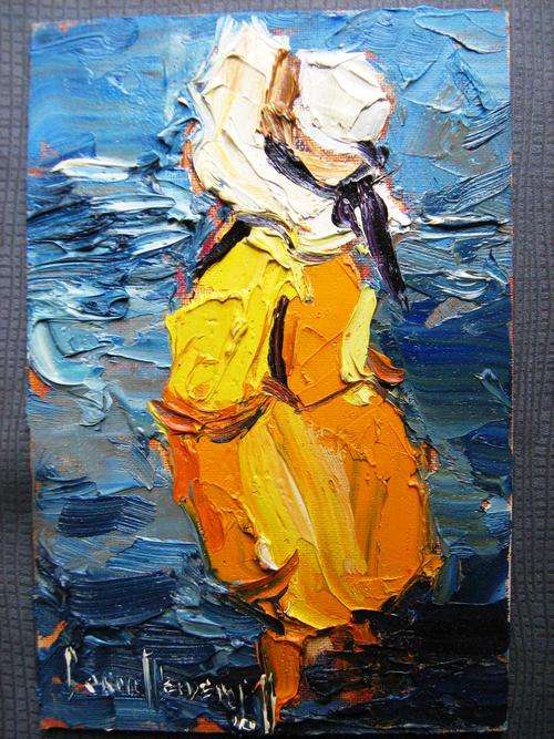 CORNE WEIDEMAN ( 23 X15cm )  "At the sea !  "   rare size !!! awsome !!great value/bargain !!!