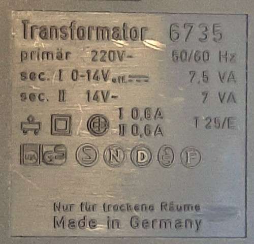 SAR Fleischmann transformer