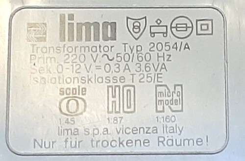SAR Lima transformer new in box