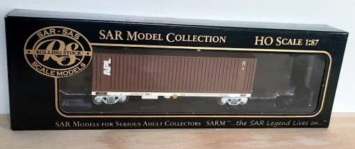 SARM SAR Container wagon with Kadees boxed