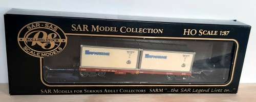 SARM SAR Container wagon with Kadees boxed