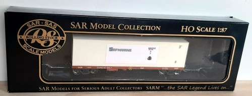 SARM SAR Container wagon with Kadees boxed
