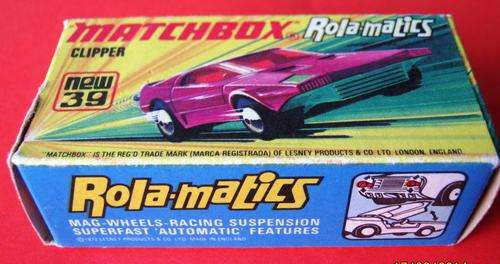 MINT BOXED CLIPPER "ROLAMATICS" FROM MATCHBOX LESNEY ENGLAND, 1972