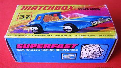 MINT BOXED "SOOPA COOPA" SUPERFAST CAR FROM MATCHBOX LESNEY ENGLAND, 1972