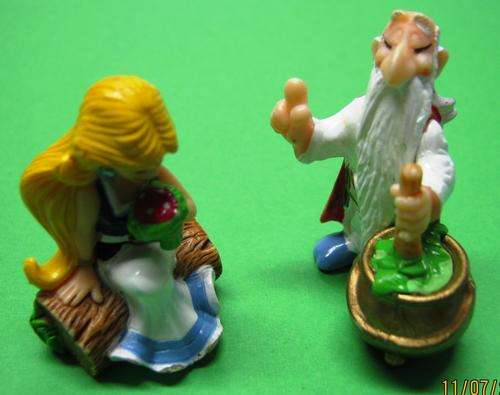 BEAUTIFUL "PANACEA" AND THE VILLAGE WIZARD FROM "ASTERIX"