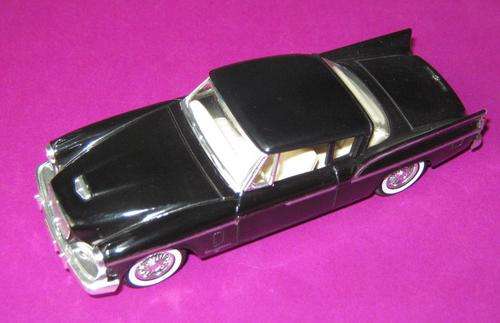 ALMOST MINT BLACK STUDEBAKER SILVER HAWK BY SOLIDO, FRANCE (NOT DINKY OR CORGI)
