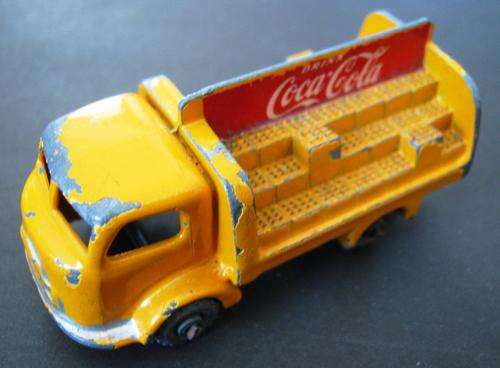 SCARCE MOKO LESNEY BANTAM CARRIER "COCA COLA" TRUCK NO 37 BY MATCHBOX, ENGLAND (NOT DINKY OR CORGI)