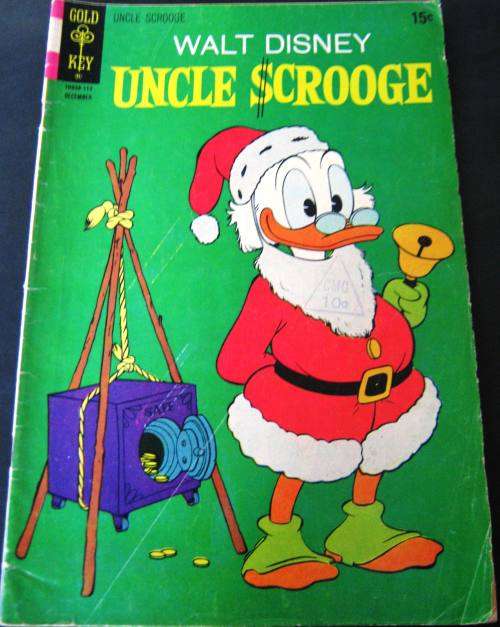 GENUINE VINTAGE "UNCLE SCROOGE" BY WALT DISNEY FROM GOLD KEY COMICS IN EXCELLENT CONDITION.