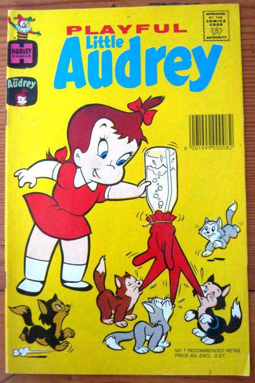 OLD "PLAYFUL LITTLE AUDREY" COMIC BOOK FROM HARVEY COMICS IN EXCELLENT CONDITION.