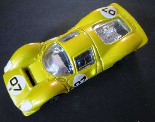 FANTASTIC MINT "FERRARI P4" LE MANS RACING CAR BY MATTEL HOTWHEELS. NOT DINKY OR LESNEY.