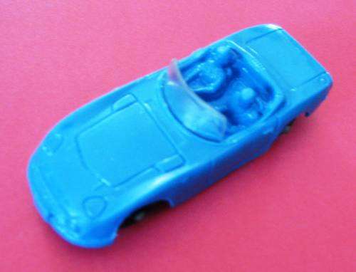 SCARCE "TOMTE LAERDAL" PLASTIC CAR FROM THE 60'S FROM NORWAY. NO 24 TOYOTA 2000 COUPE. NOT DINKY.