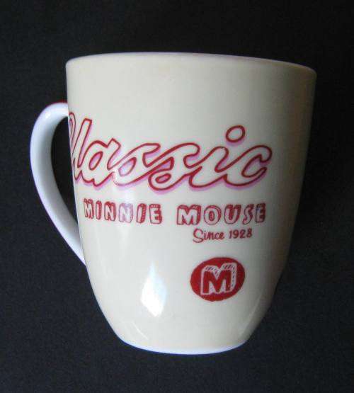 RETRO DISNEY "MINNIE MOUSE" PORCELAIN COFFEE MUG BY CHURCHILL. NO CHIPS.