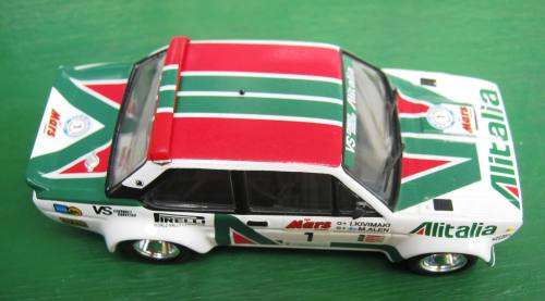 MINT FIAT 131 ABARTH RALLY CAR BY DE AGOSTINI. NOT DINKY OR CORGI.