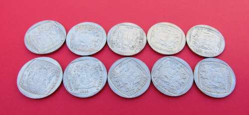 TEN 1994 PRESIDENTIAL INAUGURATION R5 COINS IN EXCELLENT CONDITION.