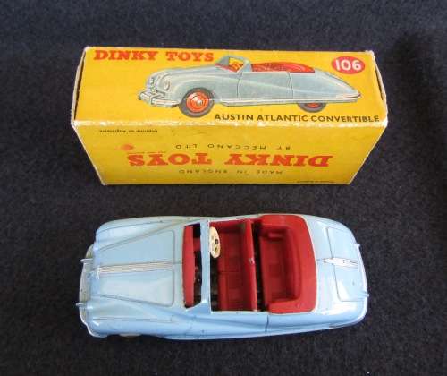 MINT AND BOXED `AUSTIN ATLANTIC` NO 106 BY MECCANO DINKY OF ENGLAND. NOT CORGI.