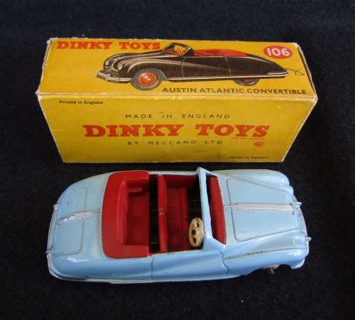 MINT AND BOXED `AUSTIN ATLANTIC` NO 106 BY MECCANO DINKY OF ENGLAND. NOT CORGI.