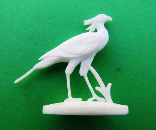 VERY SCARCE `FANTA` COOLDRINK SOUTH-AFRICAN BIRDS `SECRETARY BIRD`. PERFECT CONDITION.