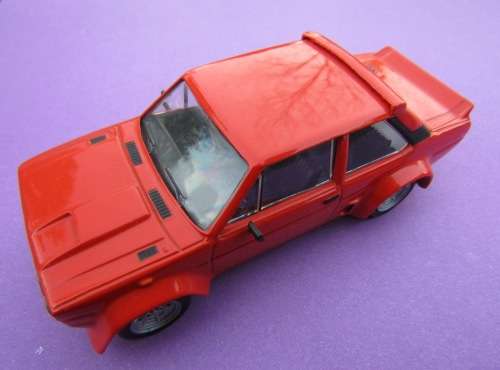 MINT 1976 FIAT ABARTH 131 IN ORANGE BY DEL PRADO. NOT DINKY OR CORGI.