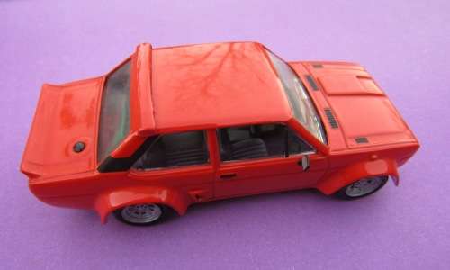 MINT 1976 FIAT ABARTH 131 IN ORANGE BY DEL PRADO. NOT DINKY OR CORGI.