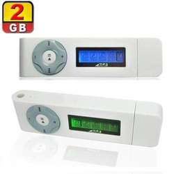 2GB LCD USB MP3 Player White