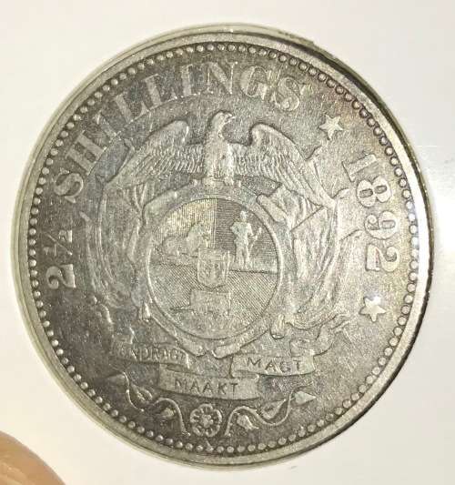 ZAR1892 Complete Coin Set 1D 3P 6P 1S 2S 2.5S (No 5S)