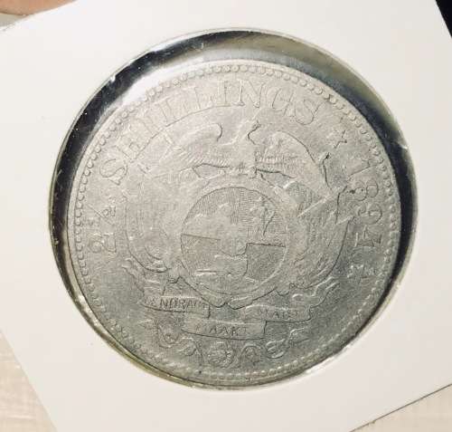 ZAR 1894 Complete Coin Set 1D 3P 6P 1S 2S 2.5S