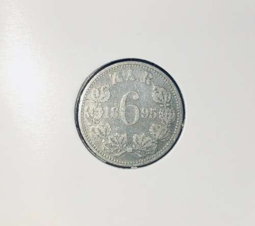 ZAR 1895 Complete Coin Set 3P 3P 1S 2S 2.5S