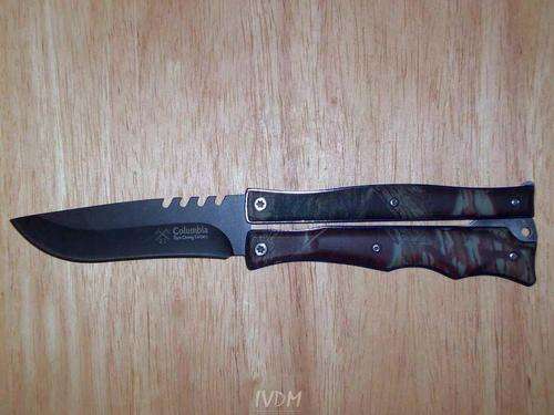 Columbia Camo Butterfly Knife