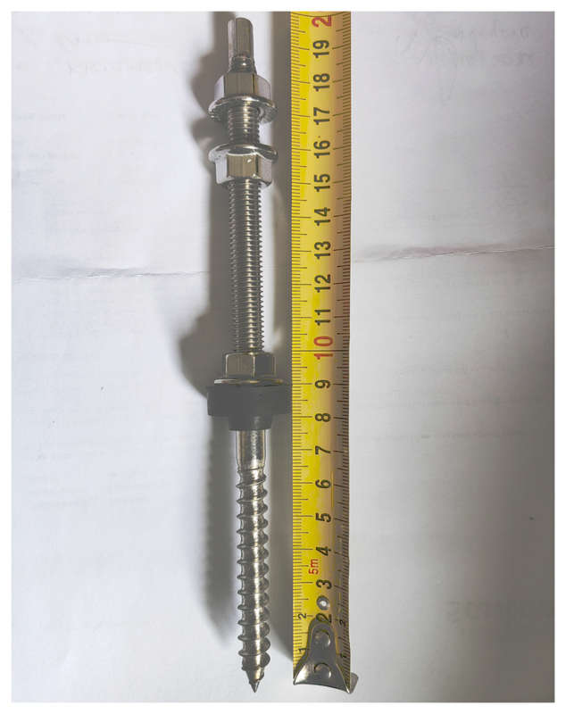 Hanger Bolts solar Screw 10 x 200mm