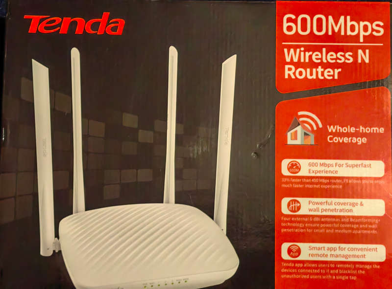 Tenda 600Mbps WiFi Router and Repeater F9