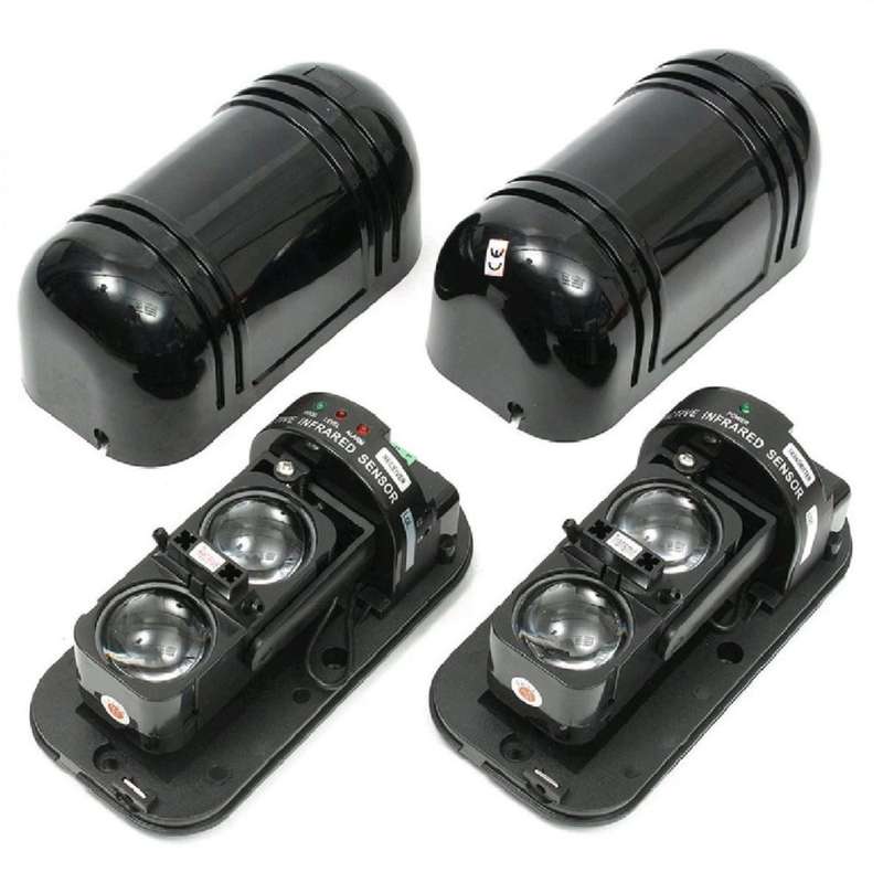 100m Sensor Alarm Dual Beam Infrared Detector