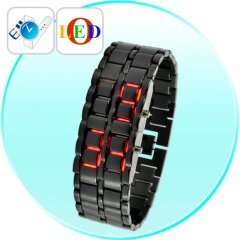 Dark Samurai LED watch (red)