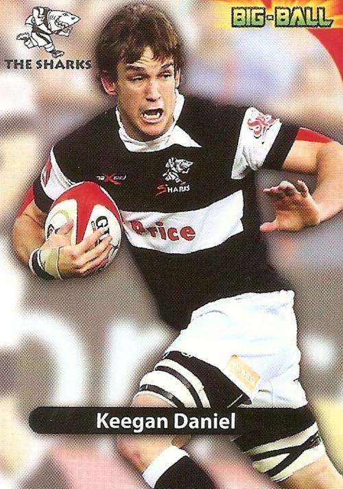 2010 BIG BALL RUGBY CARDS COLLECTION - KEEGAN DANIEL BASE CARD TS 14