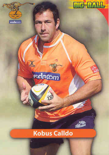 2010 Big ball rugby cards collection - Kobus calldo base card CH 21