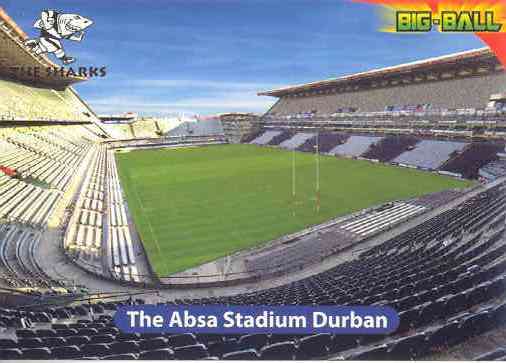 2010 Big ball Rugby cards collection - The absa stadium durban base card TS 35
