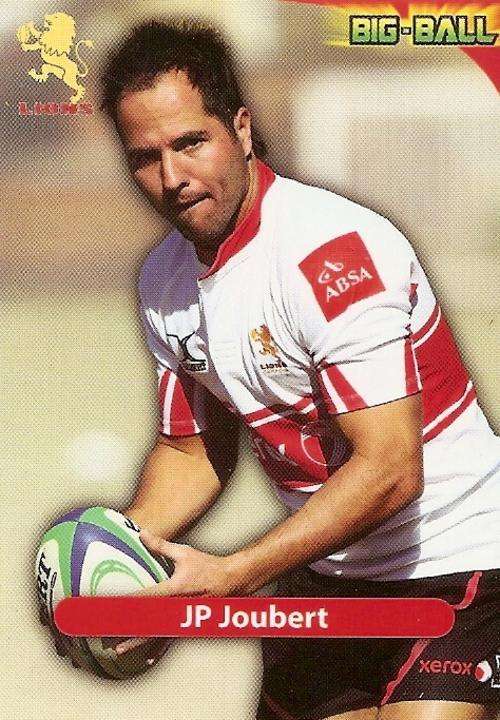 2010 BIG BALL RUGBY CARD COLLECTION - JP JOUBERT BASE CARD GL26