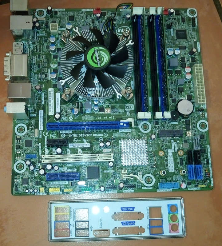 Intel DQ77MK Desktop Board  LGA 1155 DDR 1600 Micro-ATX Form Factor Mother Board
