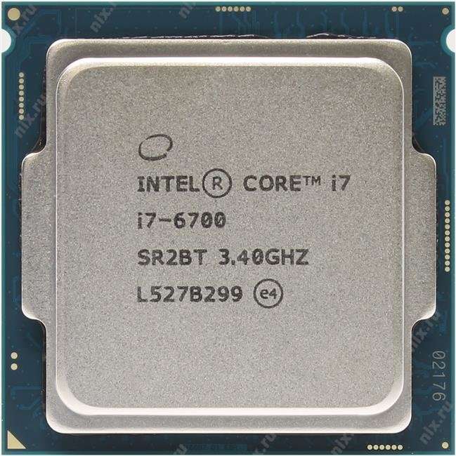 Intel Core i7-6700 Desktop Processor (Excl HSF) 3.40GHz TURBO  to 4.00GHz QUAD core Skylake LGA 1151
