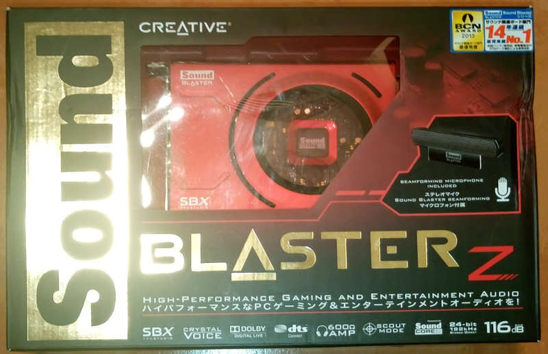 Creative Sound Blaster Z PCIe Gaming Sound Card inc High Performance Amp and Beam Forming Microphone