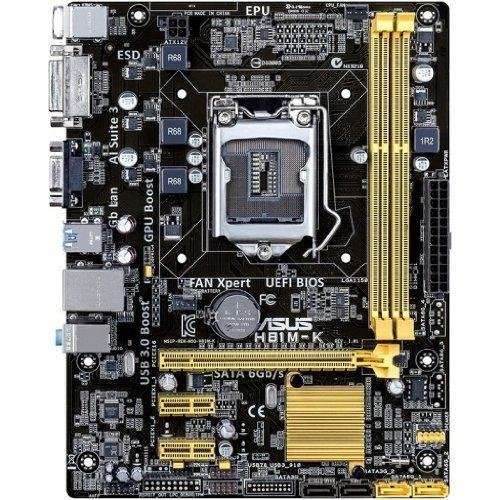 ASUS H81M-K LGA 1150 Intel H81 SATA 6Gb/s USB 3.0 uATX Intel Motherboard
