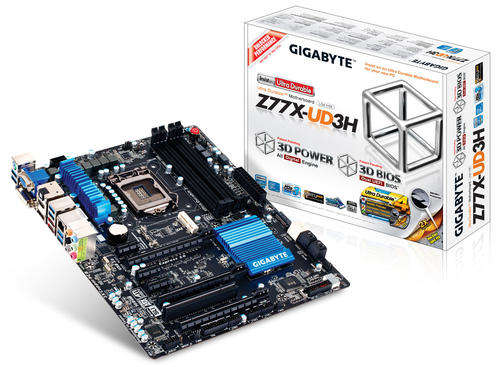 Gigabyte GA-Z77X-UD3H LGA 1155 ATX AMD CrossFireX/NVIDIA SLI W/ HDMI,DVI,DispayPort Dual UEFI BIOS