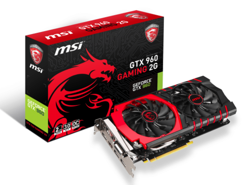 MSI GEFORCE GTX 960 GAMING 2G