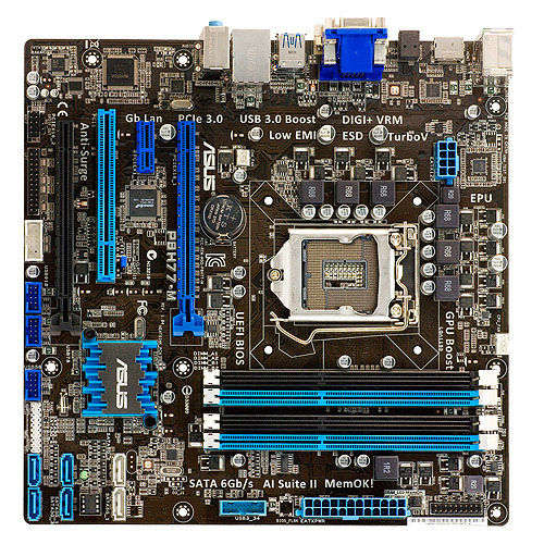 Asus P8H77-M - MicroATX Socket 1155 Motherboard