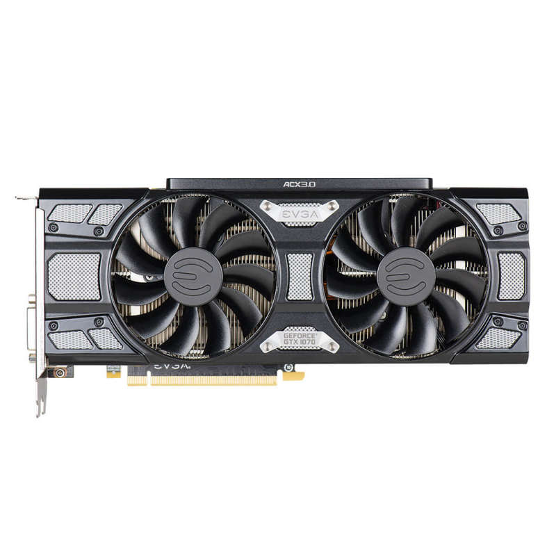 EVGA GeForce GTX 1070 SC GAMING, 08G-P4-5173-KR, 8GB GDDR5, ACX 3.0 & Black Editio