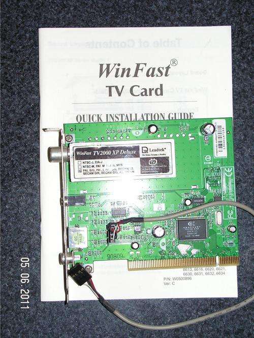 Leadtek Winfast TV Card with Manual